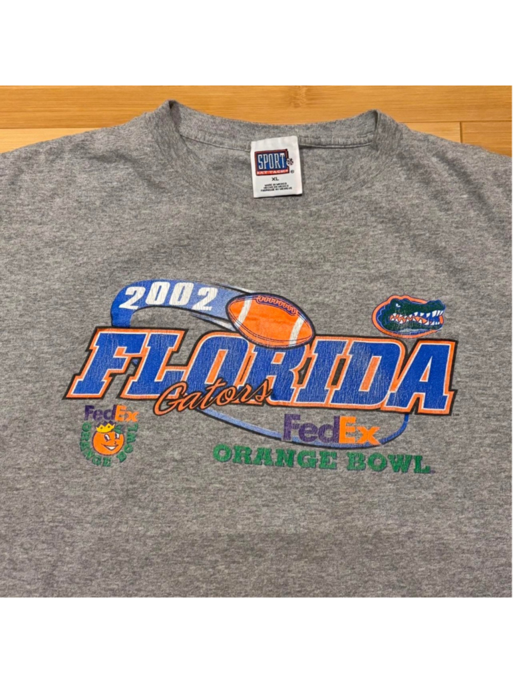 Vintage Sport-Tek Florida Gators 2002 Orange Bowl T-Shirt